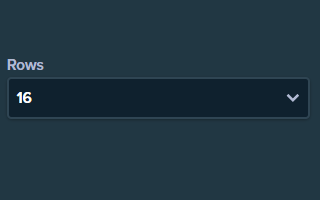 Choosing the number of rows in the plinko