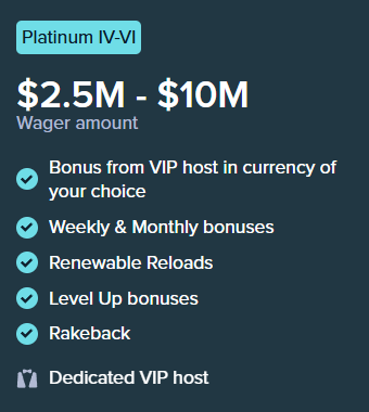 Platinum IV-VI Level