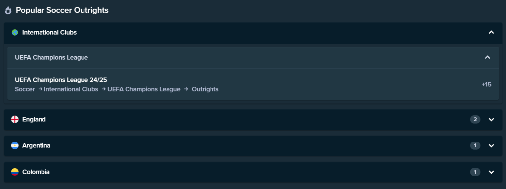 Football Matches at Stake sport Section