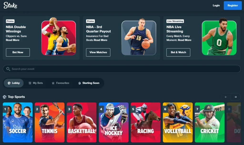 Stake Betting Website in Canada