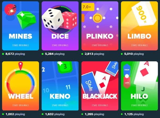 Stake Originals Games